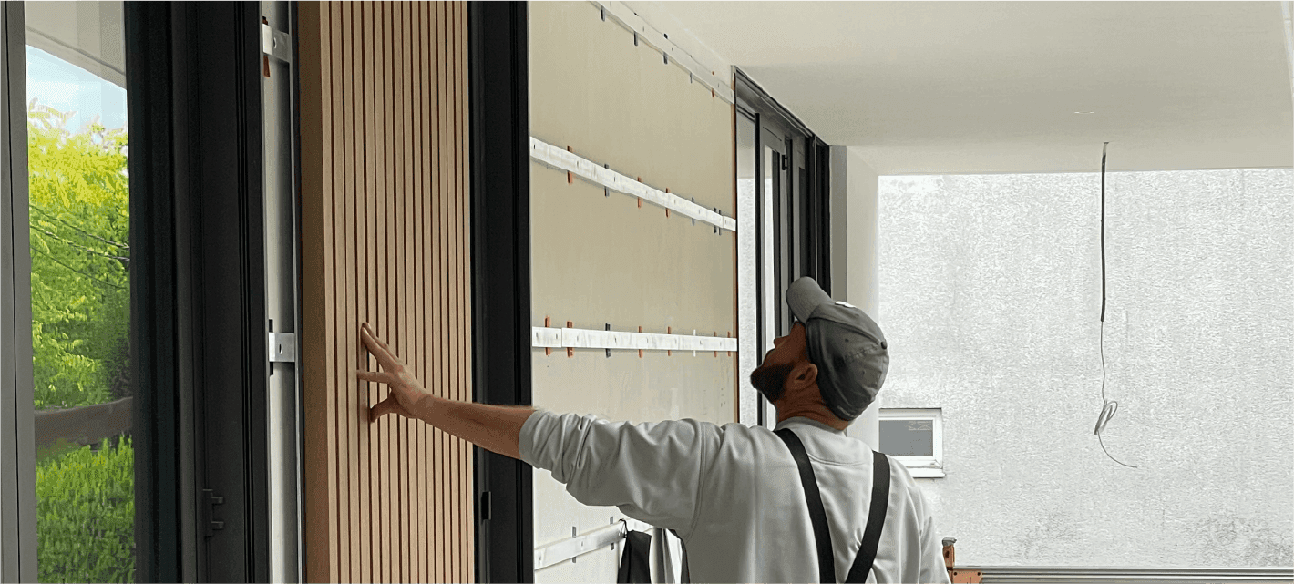 Předsazený kompozitní obklad Timbermax – montáž, krok 5