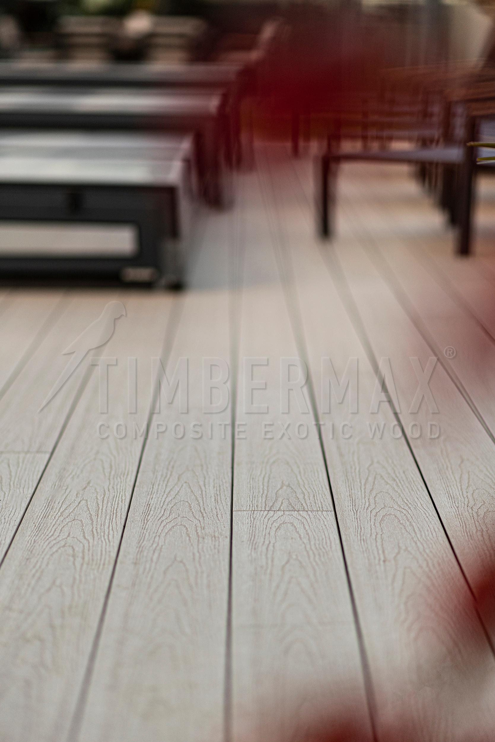 Detail kresby terasového profilu T138 v odstínu Accoya