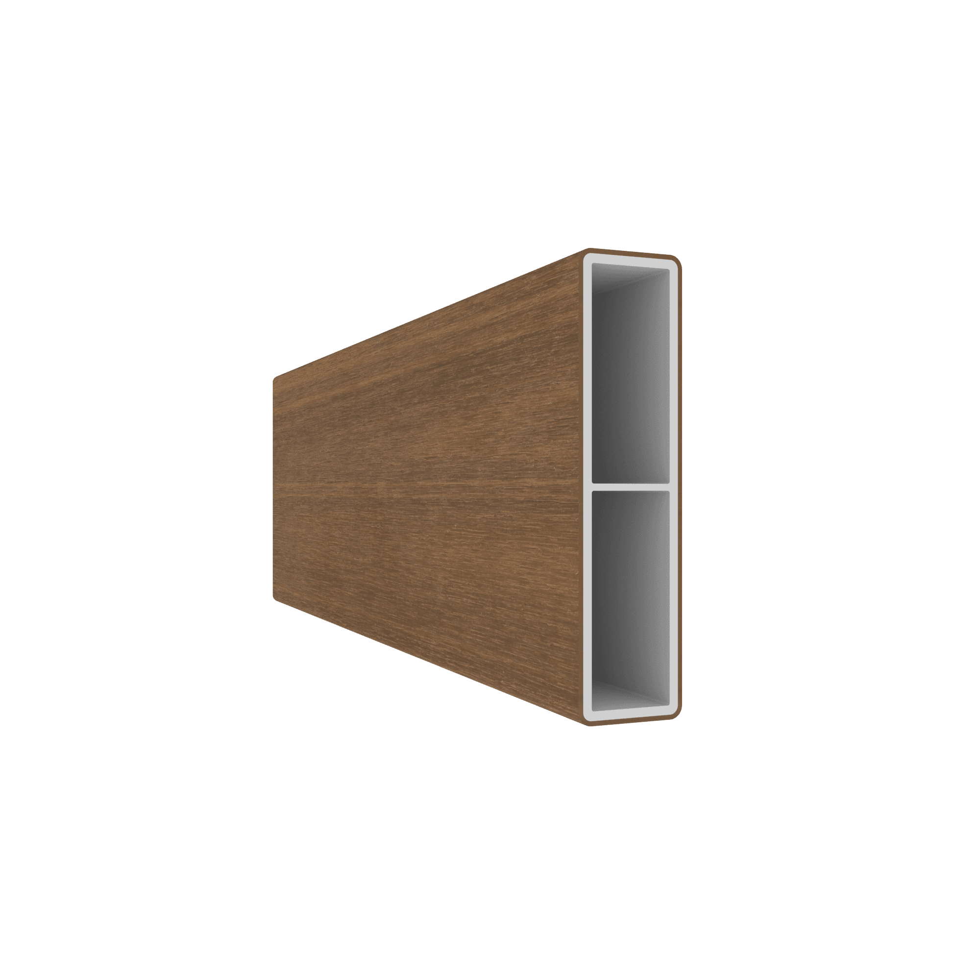 Hliníkový profil TIMBERMAX EXOTIC ALWOOD AW25A – 100 × 25 mm