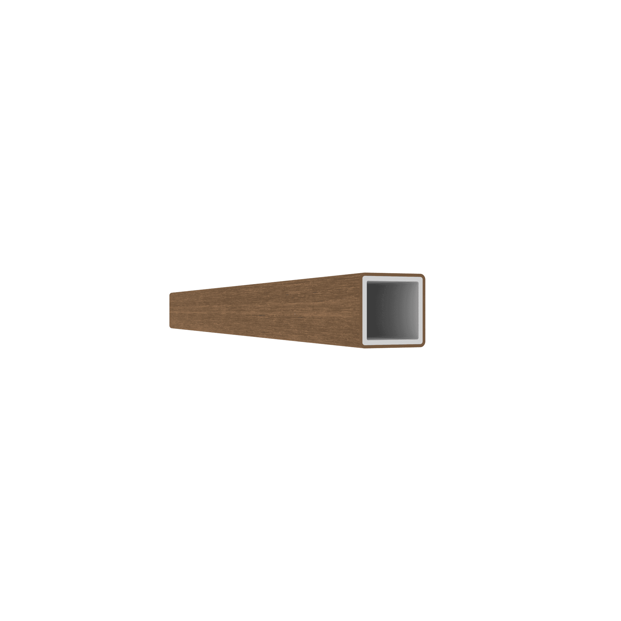 Hliníkový profil TIMBERMAX EXOTIC ALWOOD AW25B – 25 × 25 mm