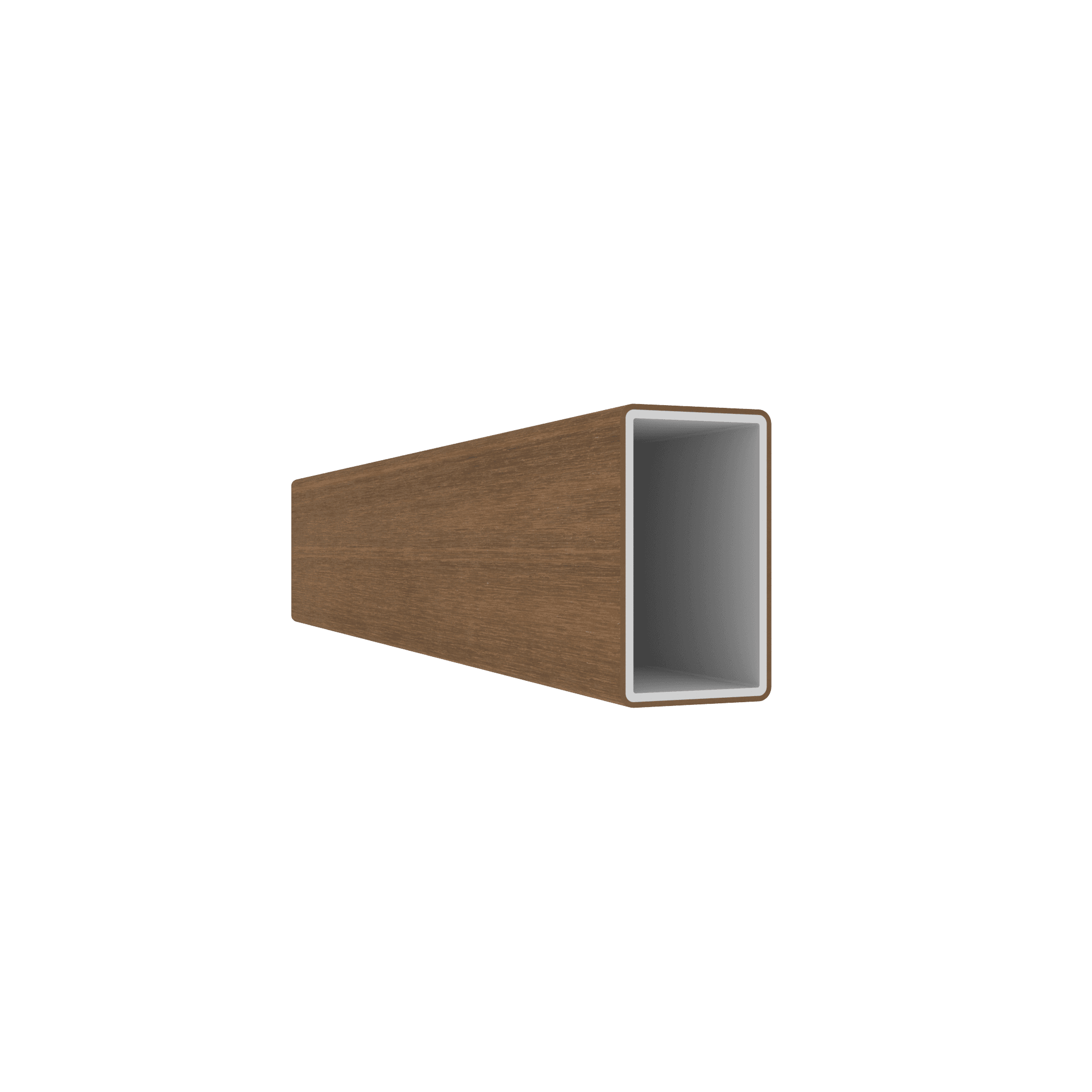 Hliníkový profil TIMBERMAX EXOTIC ALWOOD AW33 – 56,5 × 32,5 mm