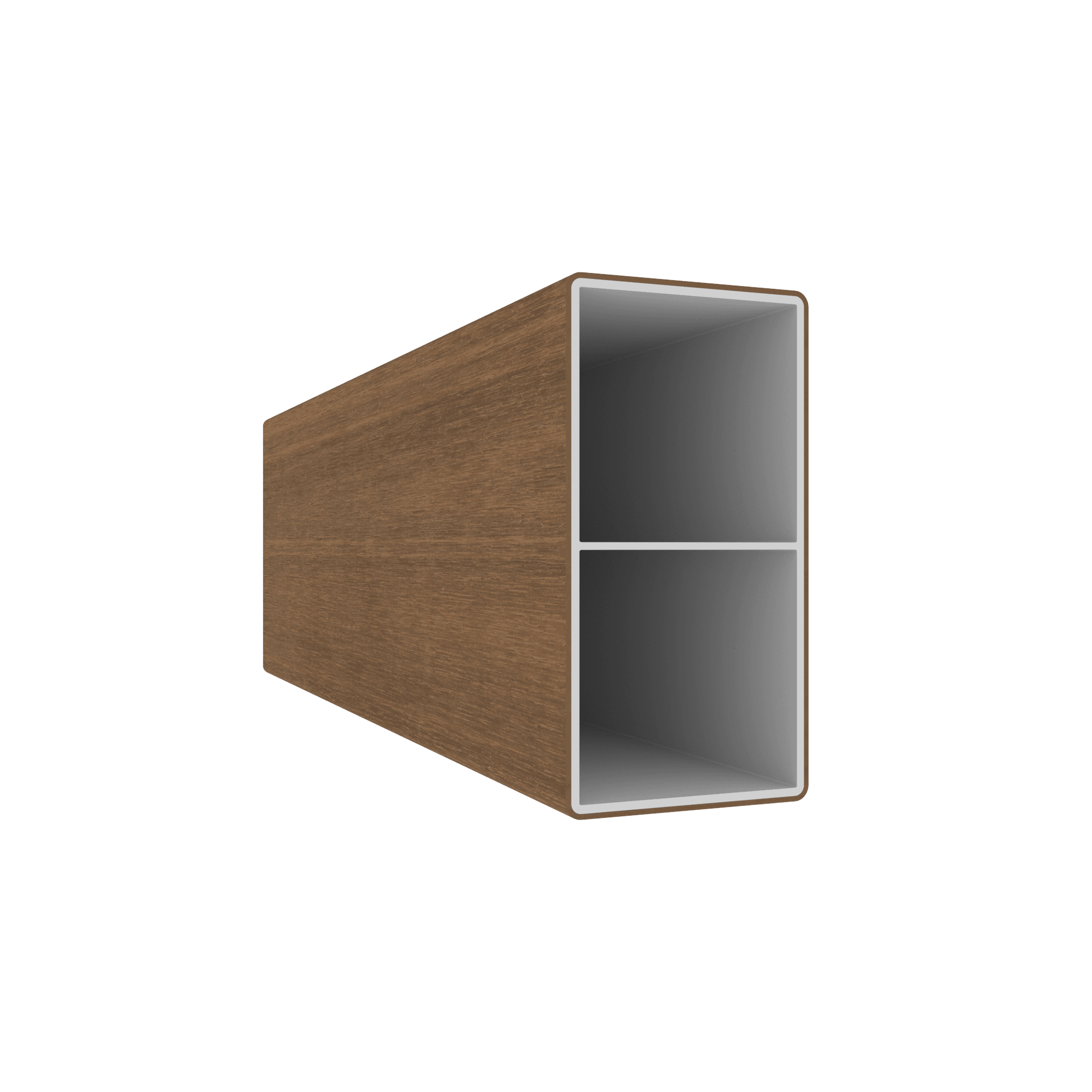 Hliníkový profil TIMBERMAX EXOTIC ALWOOD AW52 – 100 × 52 mm