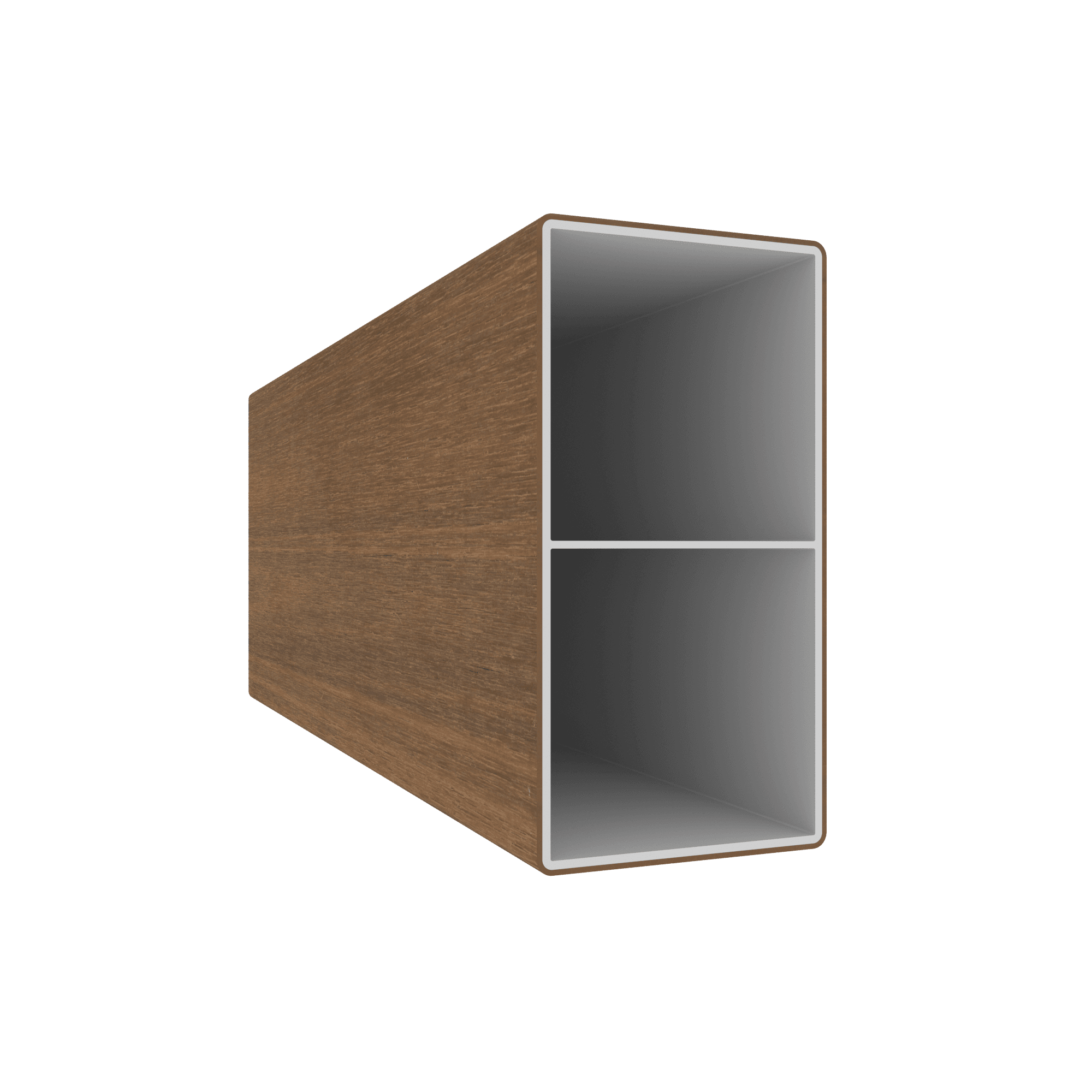 Hliníkový profil TIMBERMAX EXOTIC ALWOOD AW62 – 120 × 62 mm