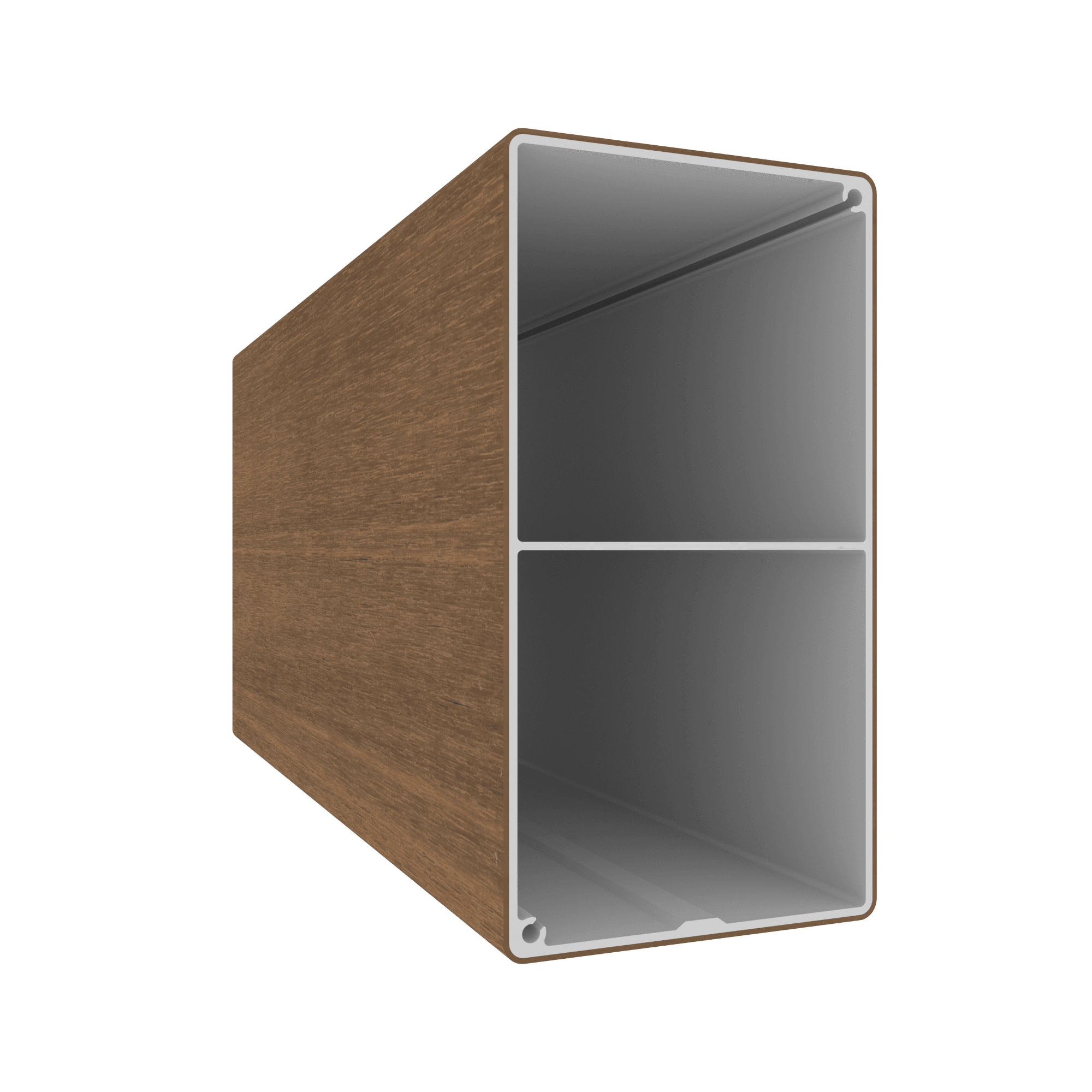 Hliníkový profil TIMBERMAX EXOTIC ALWOOD AW81 – 151 × 81 mm